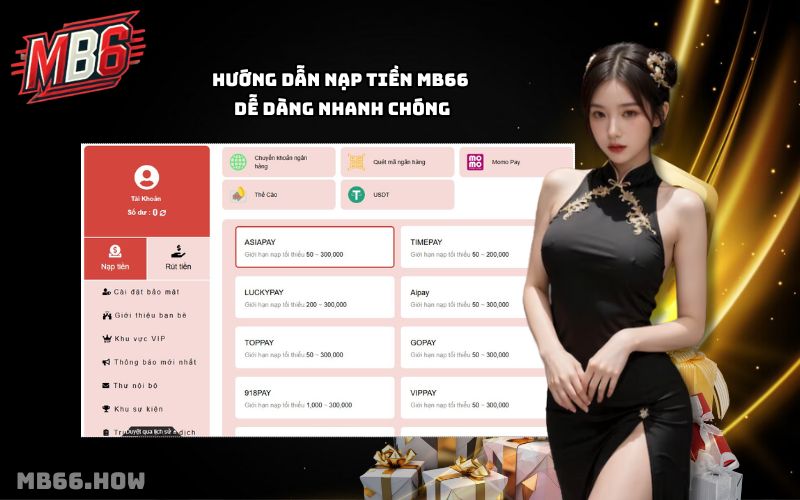 Nạp tiền mb66